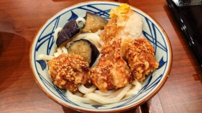 鬼おろし鶏からぶっかけうどん|丸亀製麺 鹿島田店