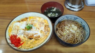 かつ丼ミニそばセット|かしわや 鹿島田店