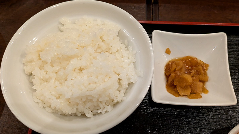 ご飯とお漬物|中華私厨