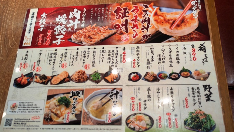 フードメニュー|ダンダダン酒場 新川崎店