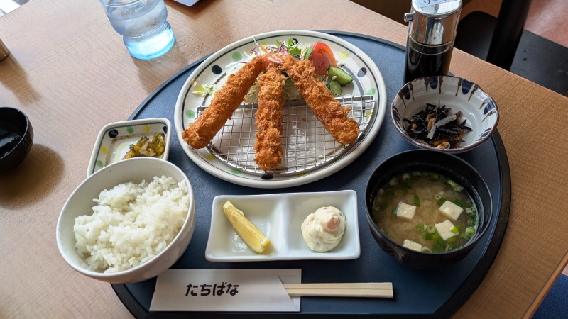 エビフライ定食|たちばな