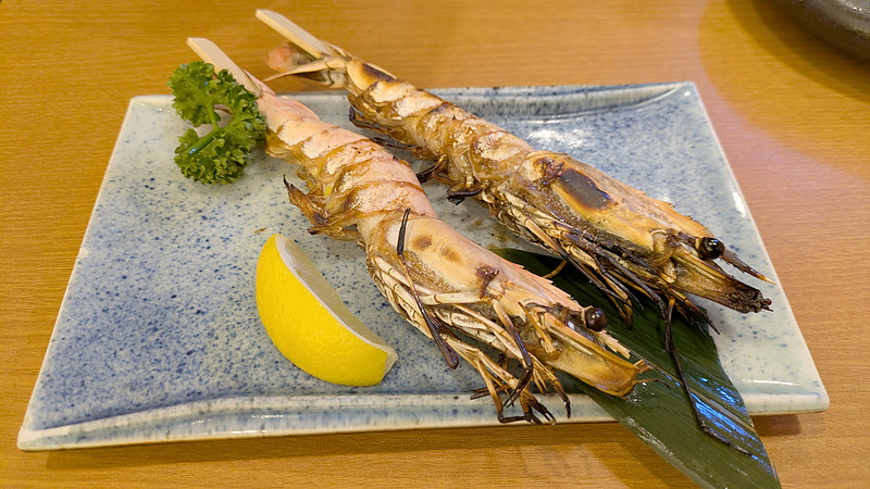 天使の海老串焼き二尾|炉端こころ