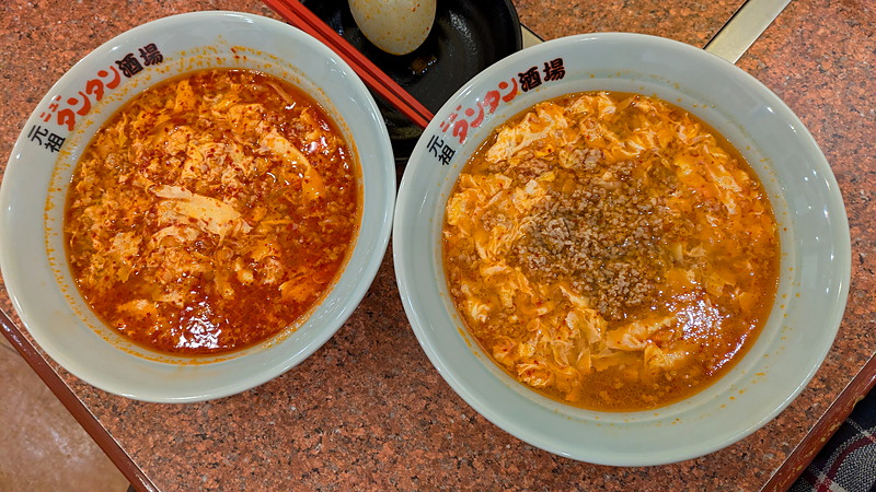 中辛・普通比較|元祖ニュータンタン酒場 鹿島田店