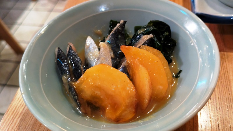 鰯と柿のぬた|大鶴見食堂
